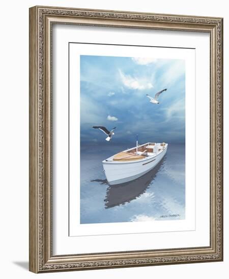 Blue Dream 3-Carlos Casamayor-Framed Giclee Print