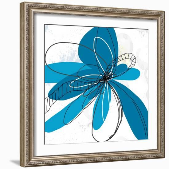 Blue Dream-Jan Weiss-Framed Art Print