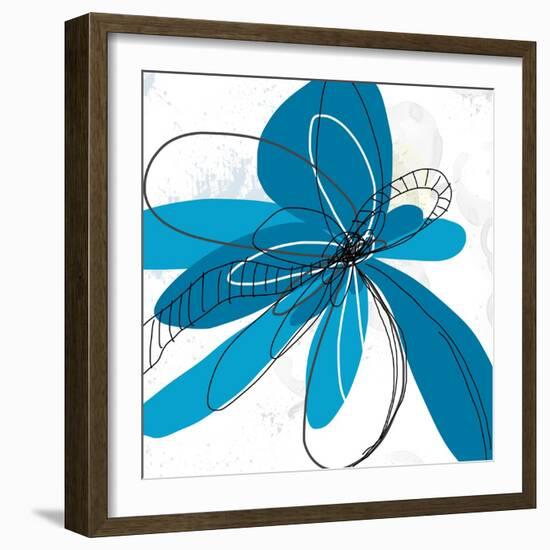 Blue Dream-Jan Weiss-Framed Art Print