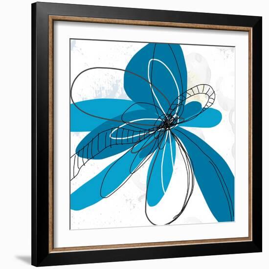 Blue Dream-Jan Weiss-Framed Art Print