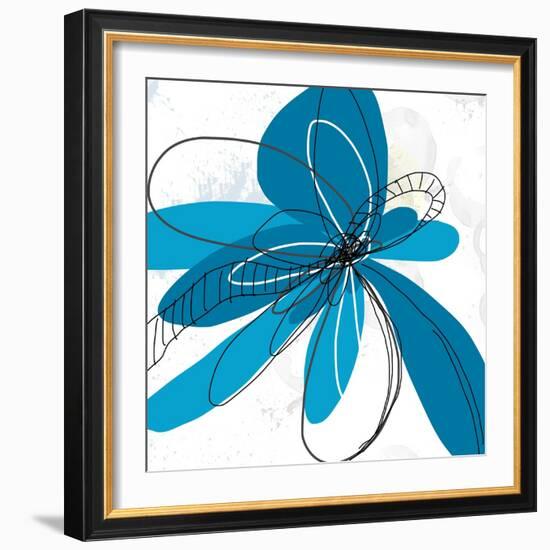 Blue Dream-Jan Weiss-Framed Art Print