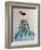 Blue Dress, 2016-Susan Adams-Framed Giclee Print