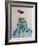 Blue Dress, 2016-Susan Adams-Framed Giclee Print