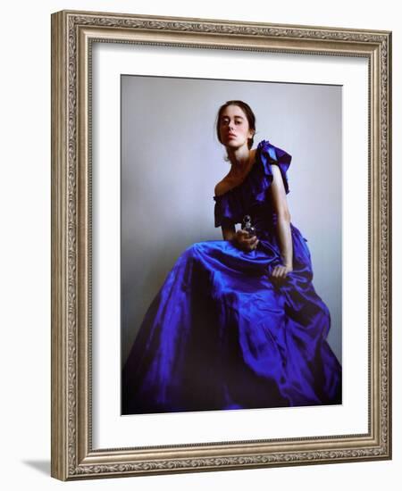 Blue Dress I-Malgorzata Maj-Framed Photographic Print