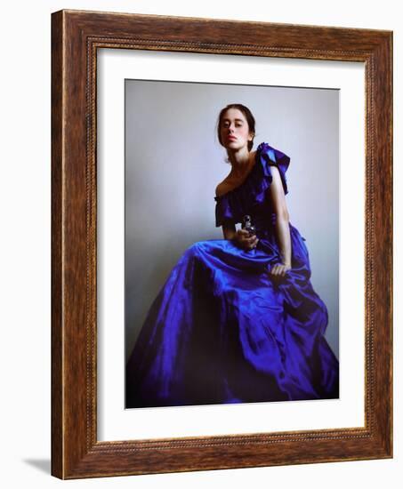 Blue Dress I-Malgorzata Maj-Framed Photographic Print