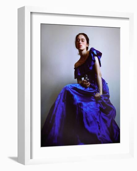 Blue Dress I-Malgorzata Maj-Framed Photographic Print