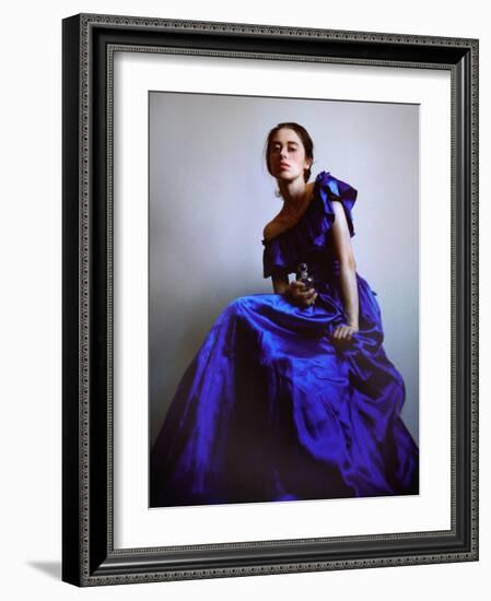 Blue Dress I-Malgorzata Maj-Framed Photographic Print