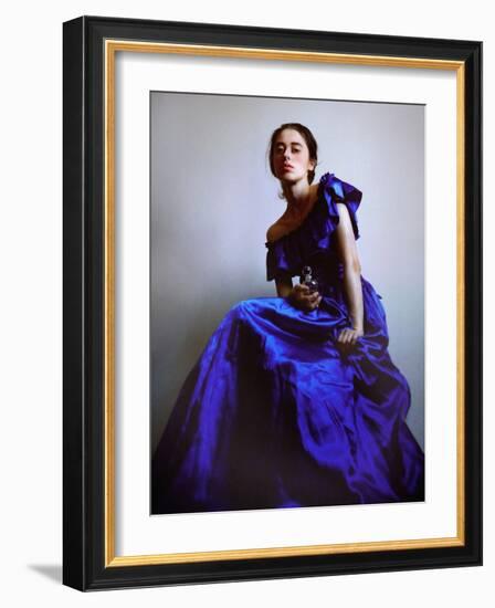 Blue Dress I-Malgorzata Maj-Framed Photographic Print