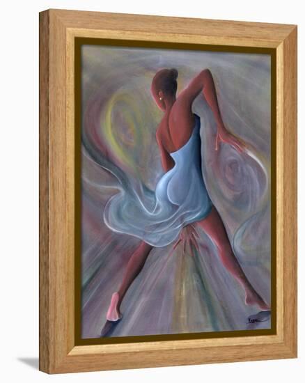 Blue Dress-Ikahl Beckford-Framed Premier Image Canvas