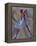 Blue Dress-Ikahl Beckford-Framed Premier Image Canvas