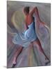 Blue Dress-Ikahl Beckford-Mounted Premium Giclee Print