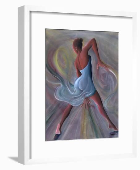 Blue Dress-Ikahl Beckford-Framed Giclee Print