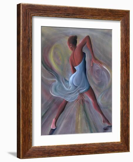 Blue Dress-Ikahl Beckford-Framed Giclee Print