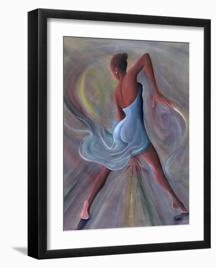 Blue Dress-Ikahl Beckford-Framed Giclee Print