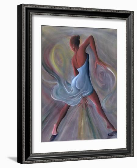 Blue Dress-Ikahl Beckford-Framed Giclee Print