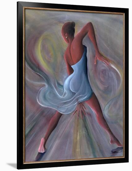 Blue Dress-Ikahl Beckford-Framed Premium Giclee Print