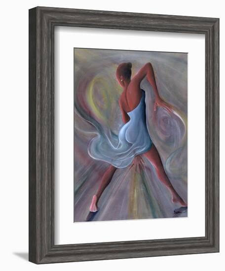 Blue Dress-Ikahl Beckford-Framed Giclee Print