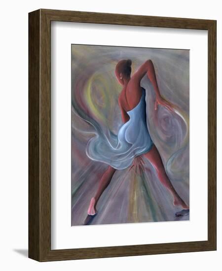 Blue Dress-Ikahl Beckford-Framed Giclee Print