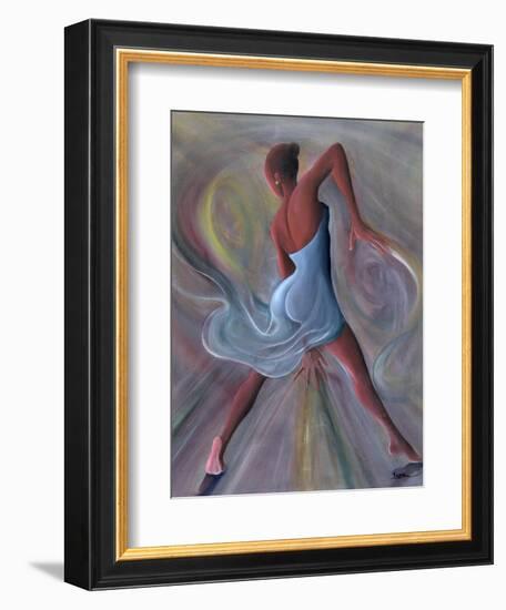 Blue Dress-Ikahl Beckford-Framed Giclee Print