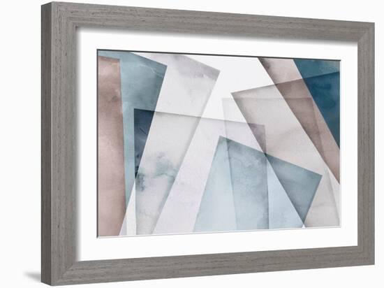 Blue Dynamics I-Ken Roko-Framed Art Print