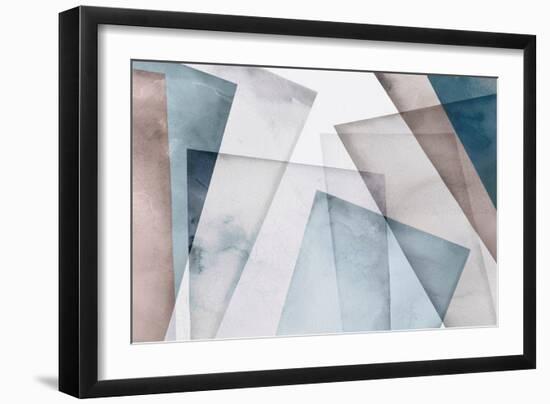 Blue Dynamics I-Ken Roko-Framed Art Print