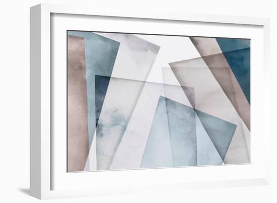 Blue Dynamics I-Ken Roko-Framed Art Print