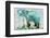 Blue Elephant-null-Framed Premium Giclee Print