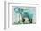 Blue Elephant-null-Framed Premium Giclee Print