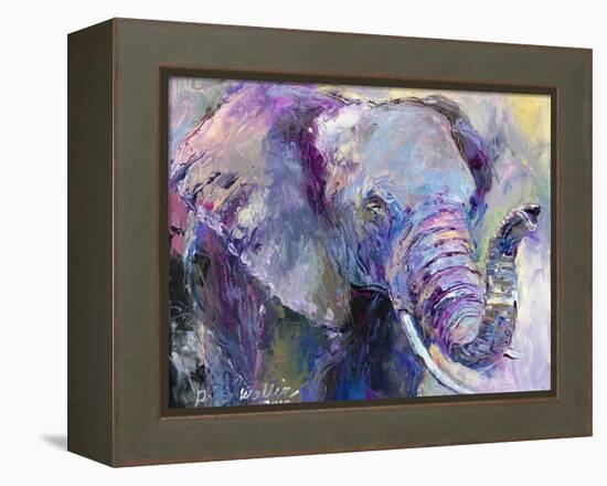 Blue Elephant-Richard Wallich-Framed Premier Image Canvas