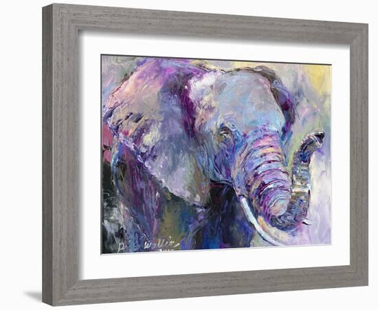 Blue Elephant-Richard Wallich-Framed Giclee Print