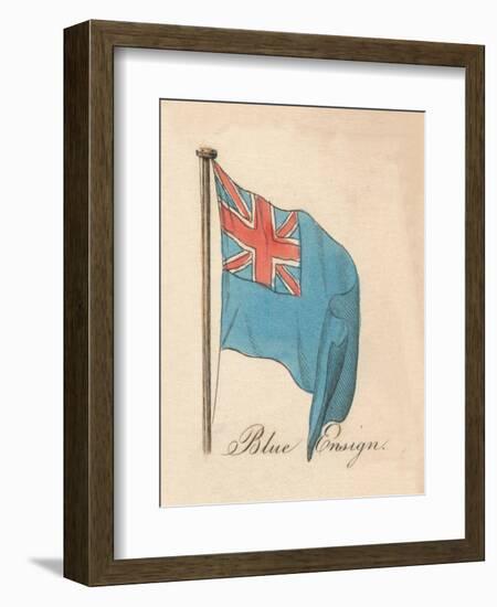 'Blue Ensign', 1838-Unknown-Framed Giclee Print