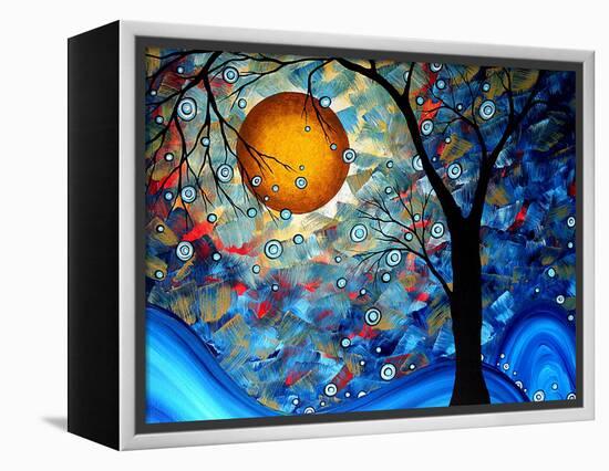 Blue Essence-Megan Aroon Duncanson-Framed Stretched Canvas