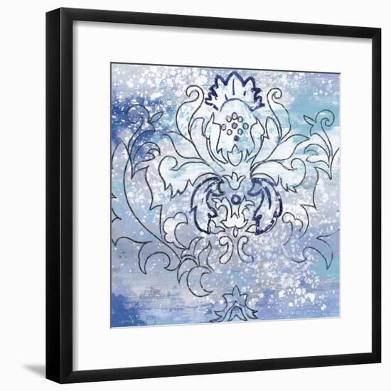 Blue Ex II-Eva Watts-Framed Art Print