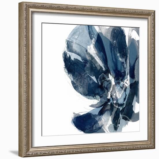 Blue Exclusion I-Jennifer Goldberger-Framed Art Print