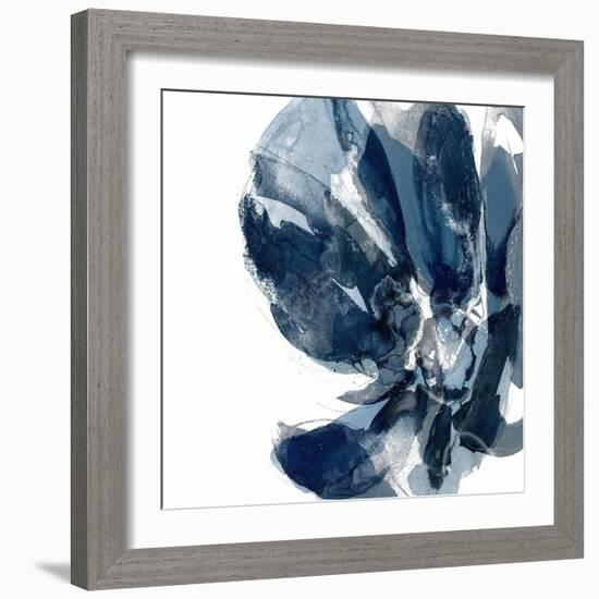 Blue Exclusion I-Jennifer Goldberger-Framed Art Print