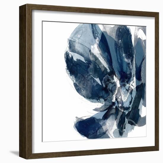 Blue Exclusion I-Jennifer Goldberger-Framed Art Print