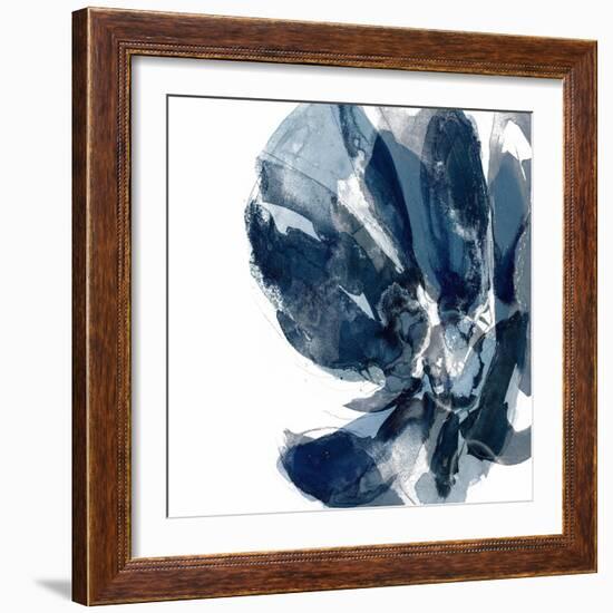 Blue Exclusion I-Jennifer Goldberger-Framed Art Print