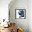 Blue Exclusion I-Jennifer Goldberger-Framed Art Print displayed on a wall