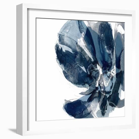 Blue Exclusion I-Jennifer Goldberger-Framed Art Print