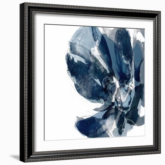 Blue Exclusion I-Jennifer Goldberger-Framed Art Print