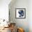 Blue Exclusion I-Jennifer Goldberger-Framed Art Print displayed on a wall