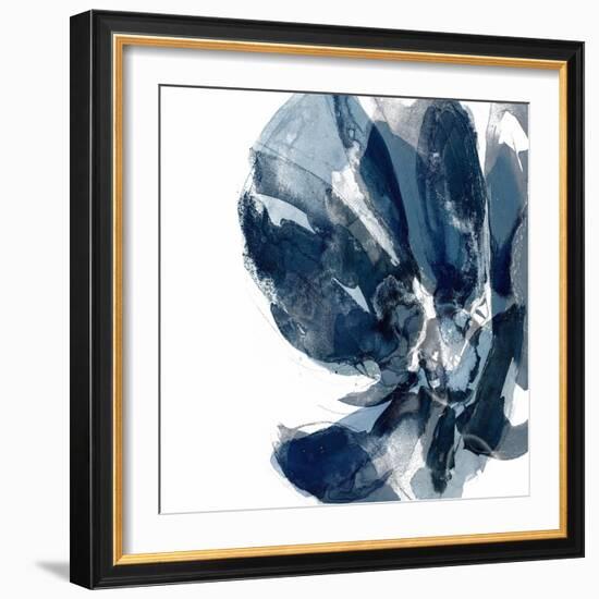 Blue Exclusion I-Jennifer Goldberger-Framed Art Print