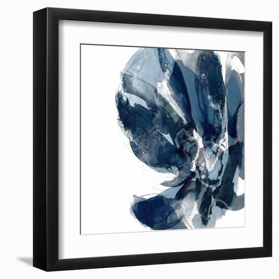 Blue Exclusion I-Jennifer Goldberger-Framed Art Print