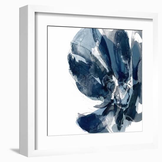 Blue Exclusion I-Jennifer Goldberger-Framed Art Print