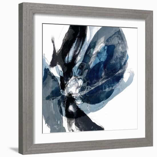 Blue Exclusion III-Jennifer Goldberger-Framed Premium Giclee Print