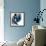 Blue Exclusion III-Jennifer Goldberger-Framed Premium Giclee Print displayed on a wall