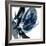 Blue Exclusion III-Jennifer Goldberger-Framed Premium Giclee Print