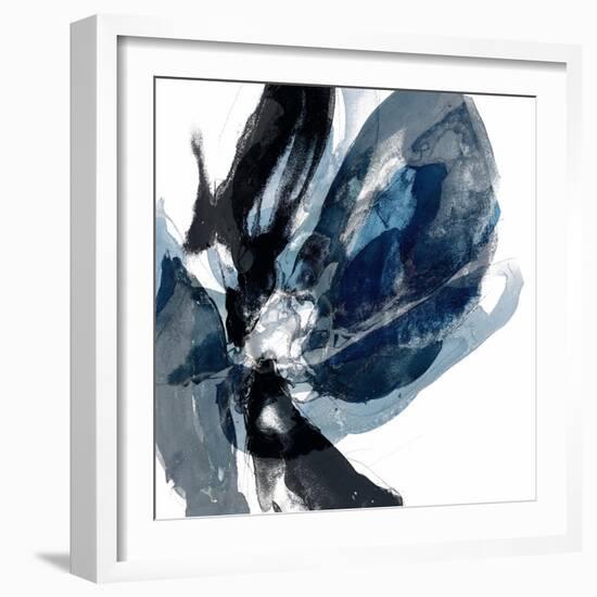 Blue Exclusion III-Jennifer Goldberger-Framed Premium Giclee Print