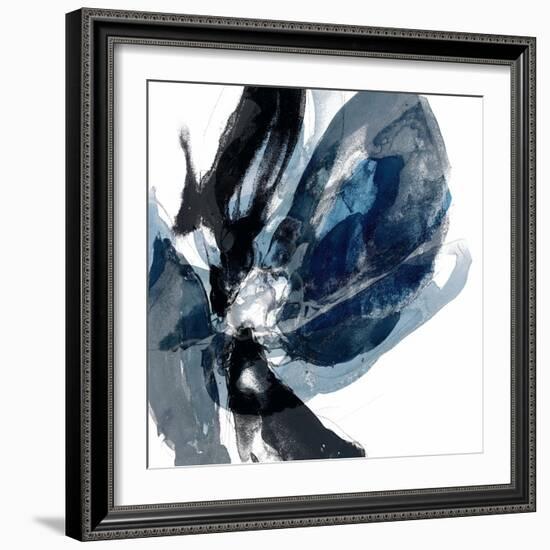 Blue Exclusion III-Jennifer Goldberger-Framed Premium Giclee Print