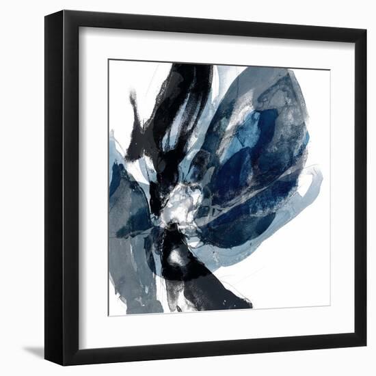 Blue Exclusion III-Jennifer Goldberger-Framed Art Print